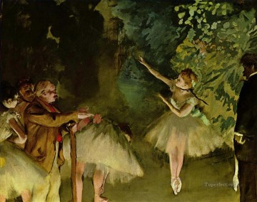  dancer Oil Painting - Ballet Rehearsal Impressionism ballet dancer Edgar Degas